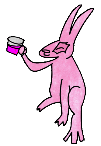 Animation Hare Sticker