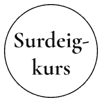 Kurs Surdeig Sticker by Dalheim Gaard