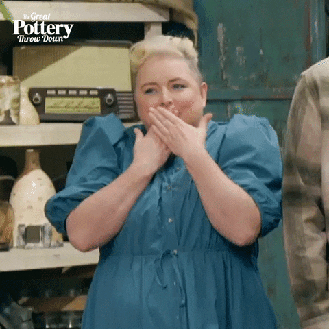 Gossip Lol GIF by The Great Pottery Throw Down