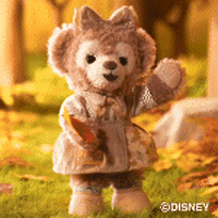Friends Autumn GIF by Hong Kong Disneyland