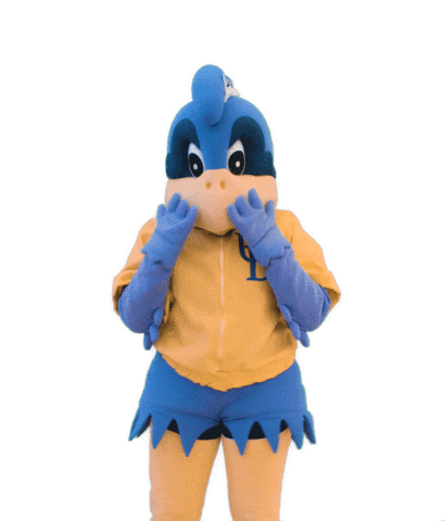 Excited Baby Blue Sticker by Delaware Blue Hens