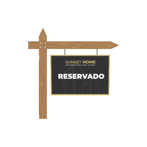 SunsetHomeRealEstate giphyupload inmobiliaria reservado sentimientosunset Sticker
