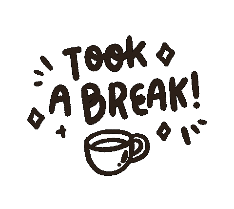 Break Time Sticker