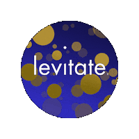 levitatelondon logo yoga wellness meditation Sticker