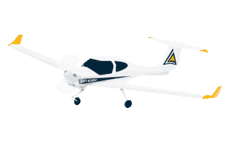 Flying Flight Training Sticker by Republic Airways