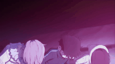 ToBeStill giphygifmaker headbanging dandadan hunting soul GIF