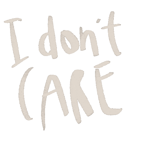 I Dont Care Idc Sticker