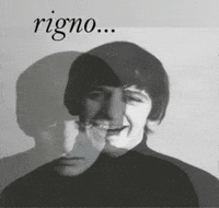 Serious Ringo Starr GIF