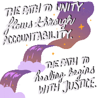 Justice For All Unity Sticker by Creative Courage