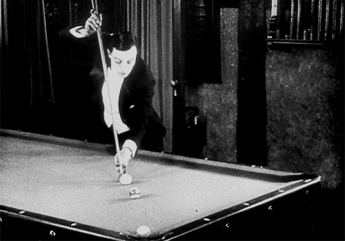 buster keaton pool GIF by Maudit