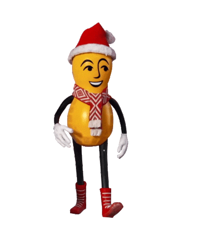 Christmas Snow Sticker by Mr. Peanut