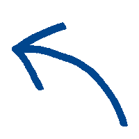 Blue Arrow Sticker by Belisol Rotterdam