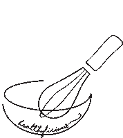 healthylicious cooking healthy ani whisk Sticker
