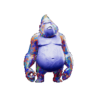 Gorilla Ape Sticker