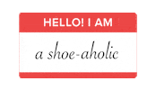 shoes hello Sticker