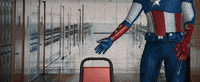 morphin marvel france president captain america GIF