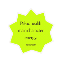 Womens Health Pelvic Floor Sticker by Forela