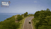 deathinparadiseofficial drive explore paradise scenery GIF