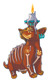 TROOPLAB halloween dead familia raven Sticker