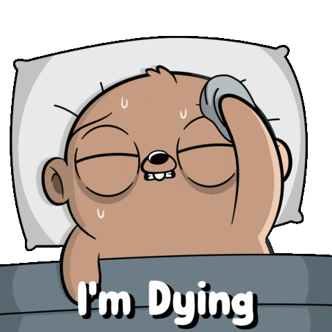 Tired Help Me Sticker by Fugz Official