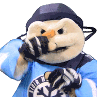 hockey snowman Sticker