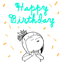 Happy Birthday Sticker by RainToMe