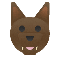 Dog Cafe Sticker