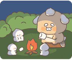 Dog Camping GIF by Kcomics