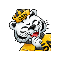QSNgg gaming tiger qsn qsn gaming Sticker
