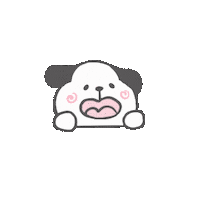 Happy Dog Sticker