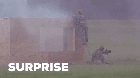 usarmy giphygifmaker surprise explosion army GIF