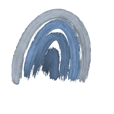 StickItbyPF rainbow blue azul arcoiris Sticker