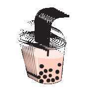 Boba Bobatea Sticker by Jelly Ko