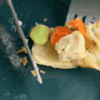 Satisfying Lets Eat GIF by Rice Robot
