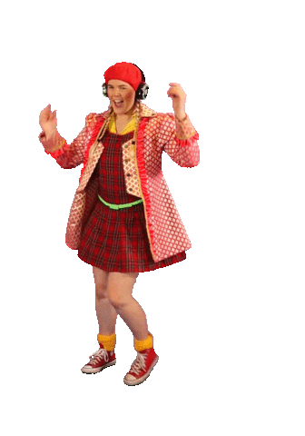 Dancing Sticker by Camping de Kleine Wolf