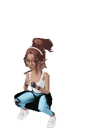 elistorycriativo girl gym academia menina Sticker