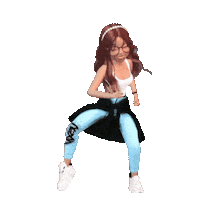 elistorycriativo girl gym treino menina Sticker
