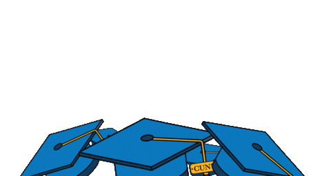 Graduation Cuny Sticker by The City University of New York