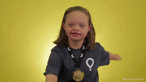Gold Medal Girl GIF by Children's Miracle Network Hospitals