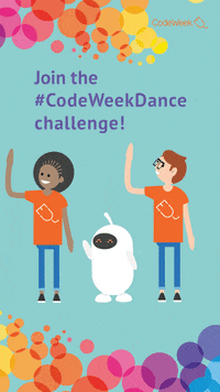 CodeWeekEU codeweek code week codeweekeu codeweekdance GIF
