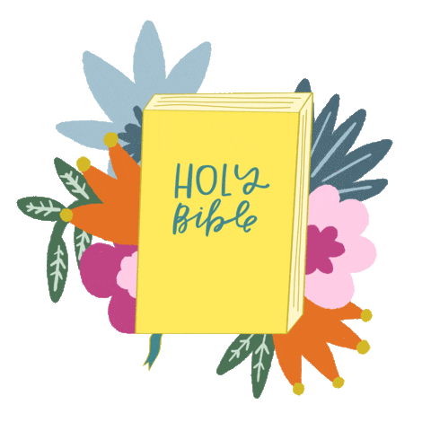 Happy Holy Bible Sticker by Well-Watered Women