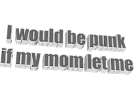 punk Sticker by AnimatedText