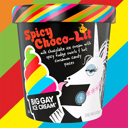 biggayicecream rainbow gay yummy yum GIF