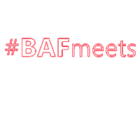 B-A-F baf studentsofbaf bafmeets Sticker