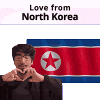 North Korea Kp Sticker