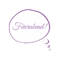 Feierabend Sticker by Isarliesl