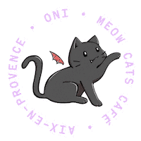 Aix-En-Provence Cute Cat Sticker by Meow Cats Café
