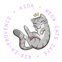 Aix-En-Provence Cute Cat Sticker by Meow Cats Café