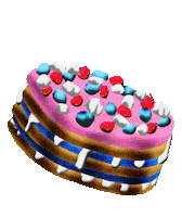 Cake Torte Sticker by ImPulsTanz – Vienna International Dance Festival