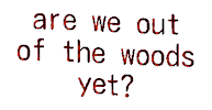 Taylor Swift Are We Out Of The Woods Yet Sticker by Alissandra